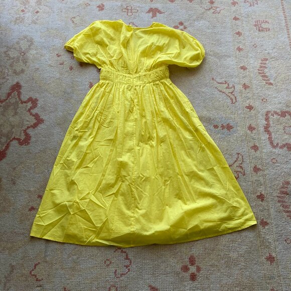 NWT Banana Republic Factory Voile Elbow-Sleeve Midi Dress XS Petite - Picture 3 of 8